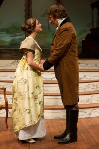 Lauren Sowa and Harry Smith star in EMMA at the Lantern Theater Company (Photo credit: Mark Garvin)