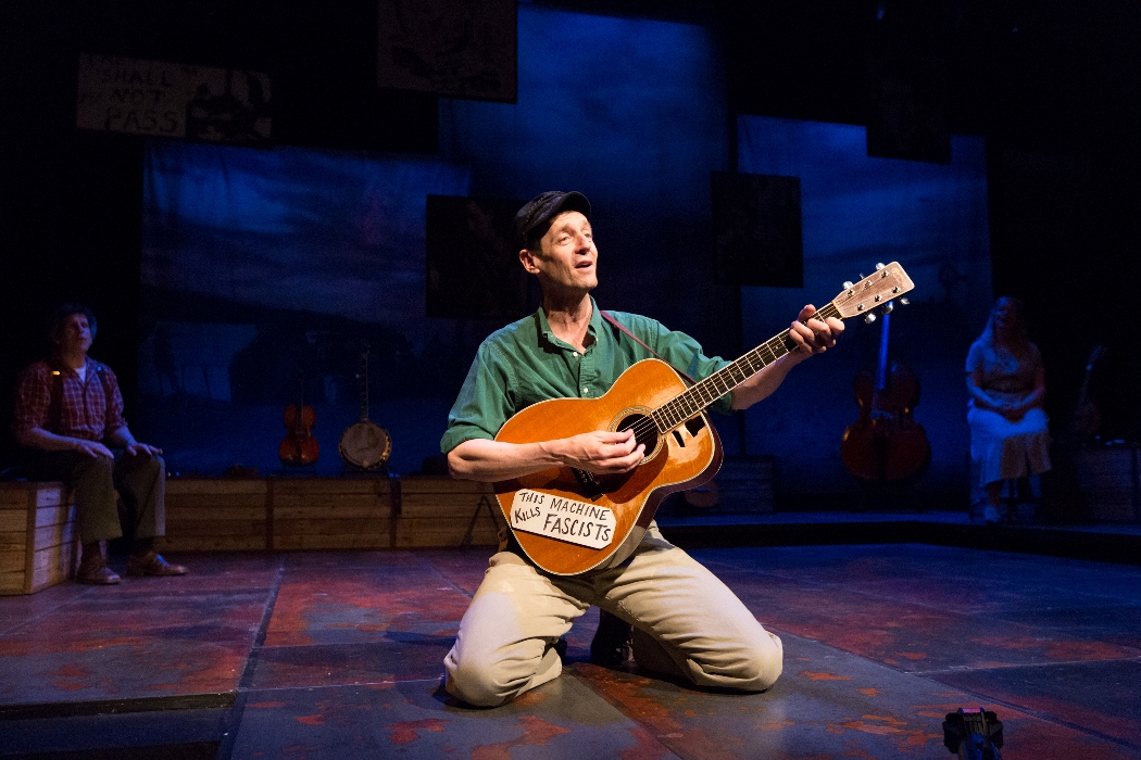 David M. Lutken stars as Woody Guthrie in WOODY SEZ at People’s Light & Theatre Company (Photo credit: Mark Garvin)