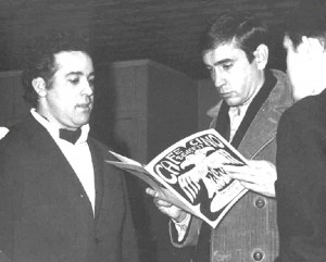 Joe Cino and Edward Albee, 1965.