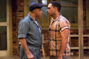 Michael Genet and Ruffin Prentiss in FENCES at People’s Light & Theatre Company (Photo credit: Mark Garvin)