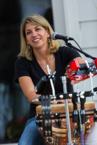 Gretchen Schultz on percussion (Photo credit: Gary Regulski)