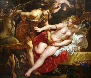 Tarquinius and Lucretia (1610), by Rubens.