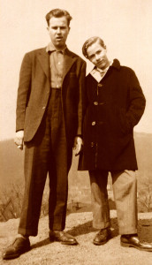 Paul and Andy Warhola, c. 1943 (Photo credit: Anne Warhola)