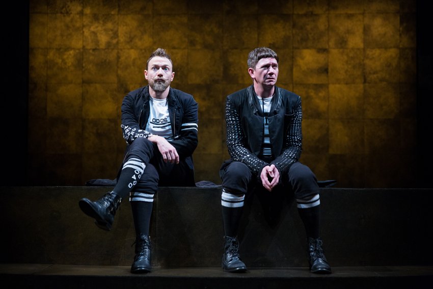 Keith Conallen and Jered McLenigan star as Rosencrantz and Guildenstern. Photo by Alexander Iziliaev.
