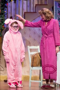 Craig Mulhern Jr. and Lyn Philistine in A CHRISTMAS STORY at the Walnut Street Theatre (Photo credit: Mark Garvin)