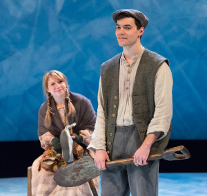 Lauren Hirte as Gretel and Brian Ratcliffe as Hans in Arden’s HANS BRINKER AND THE SILVER SKATES (Photo credit: Mark Garvin)