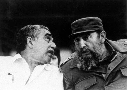 Gabriel García Márquez and Fidel Castro