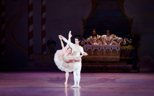 Principal Dancers Julie Diana and Ian Hussey in THE NUTCRACKER. Photo by Alexander Iziliaev
