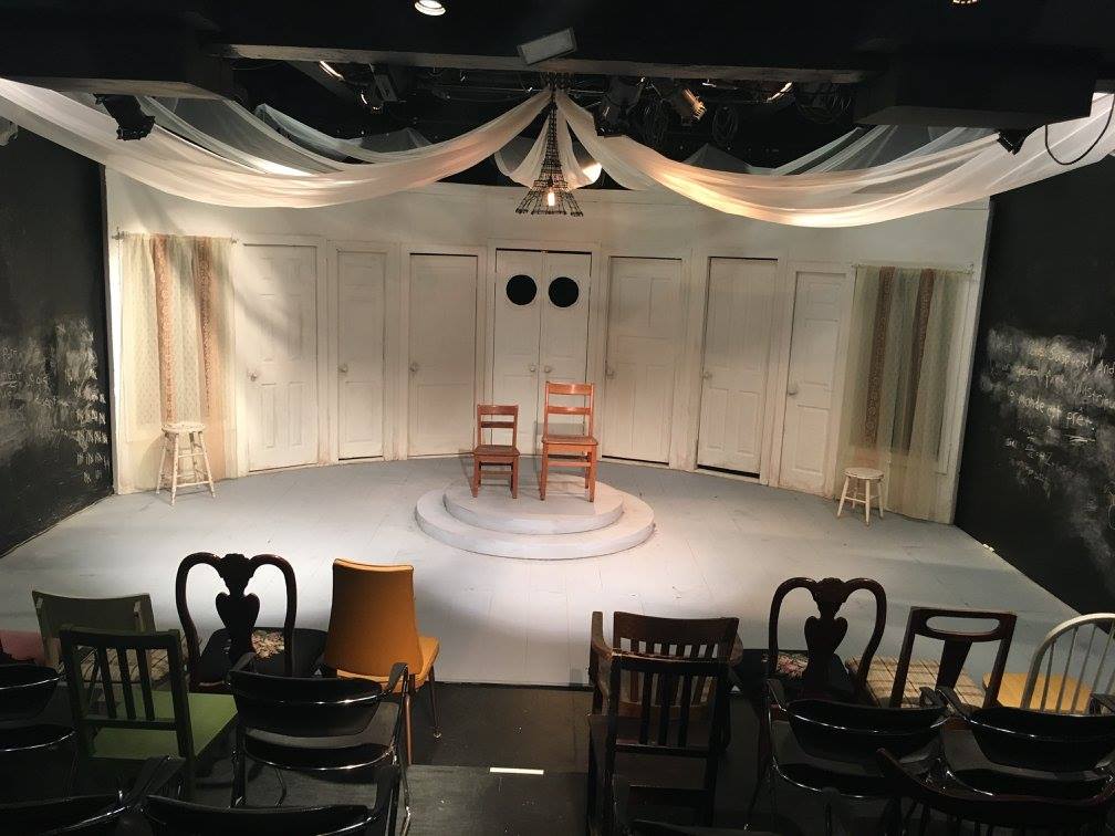 THE CHAIRS by Eugène Ionesco. Set design by Lisi Stoessel. Photo by Johanna Austin.