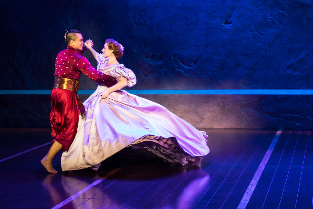 Jose Llana and Laura Michelle Kelly in Rodgers & Hammerstein's The King and I. Photo by Matthew Murphy