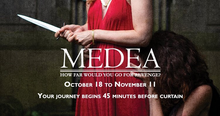 Medea, Hedgerow Theatre poster. Photo by Kyle Cassidy