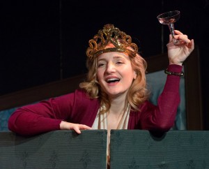 Maggie Lakis in Act II's TWELVE DATES OF CHRISTMAS. Photo by Mark Garvin.