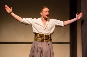 Jered McLenigan as Marc Antony, in Japanese-style costume by Brian Strachan (Photo credit: Mark Garvin)