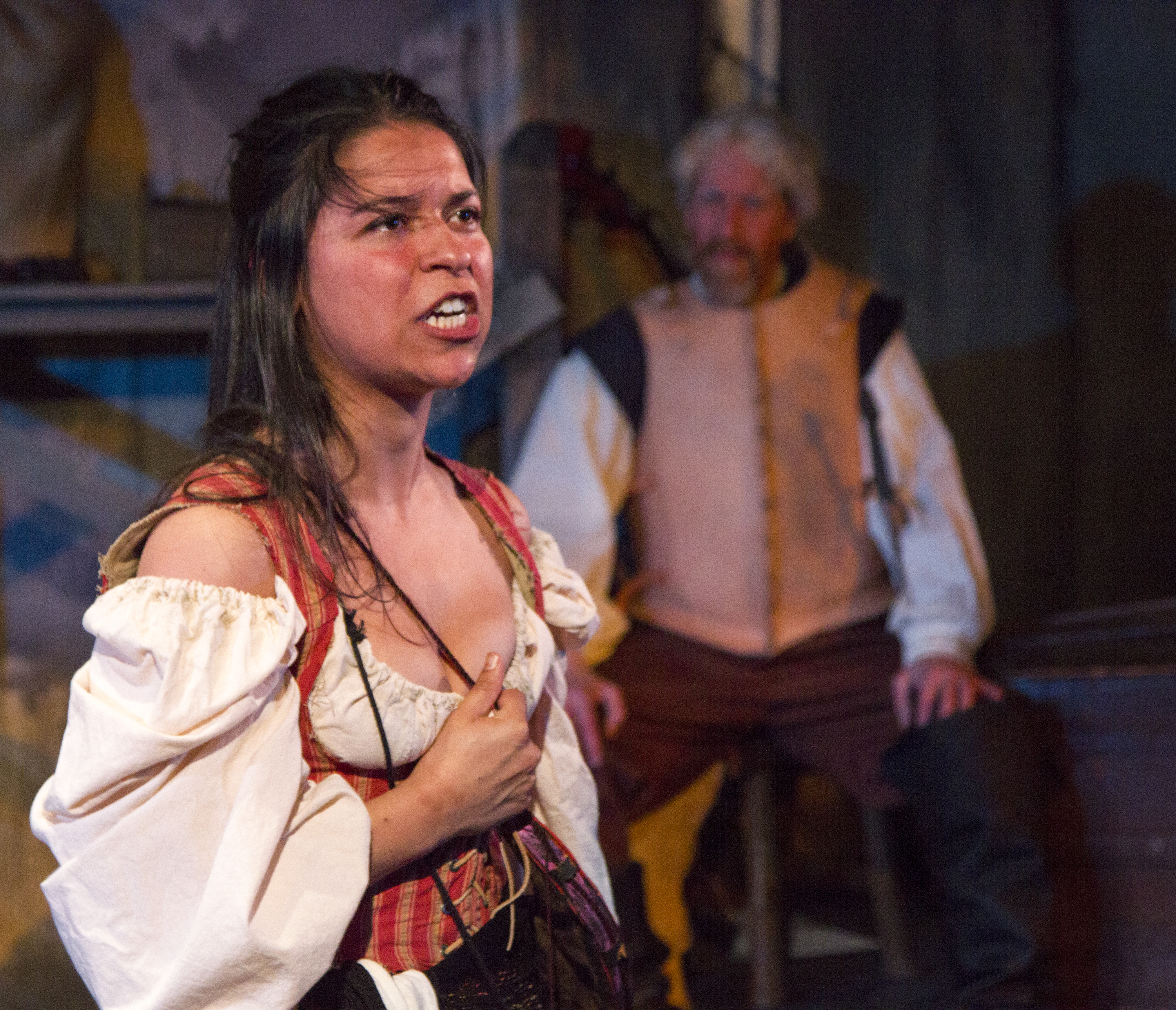 Maria Konstantinidis stars as Aldonza/Dulcinea in Act II Playhouse's production of "Man of La Mancha," now playing through June 8, 2014. Photo by Bill D'Agostino.