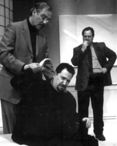Producing artistic director Bernard Havard directed  Yasmina Reza's play ART in 2002. The production starred (from left) Carl Shurr, Ben Lipitz, and Robert Ari.