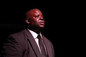Kash Goins stars as Willy Loman in DEATH OF A SALESMAN. (Photo credit: Katie Balun)