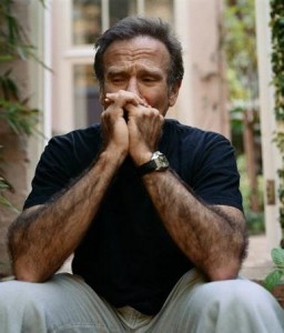 Robin Williams grieving
