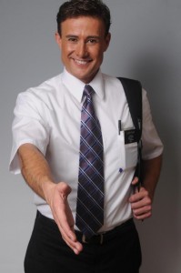 Steven Fales as a Mormon missionary.