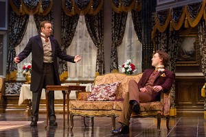 Local actors Ian Merrill Peakes and Luigi Scottile in the Walnut's 2011/12 show AN IDEAL HUSBAND. Photo credit: Mark Garvin.