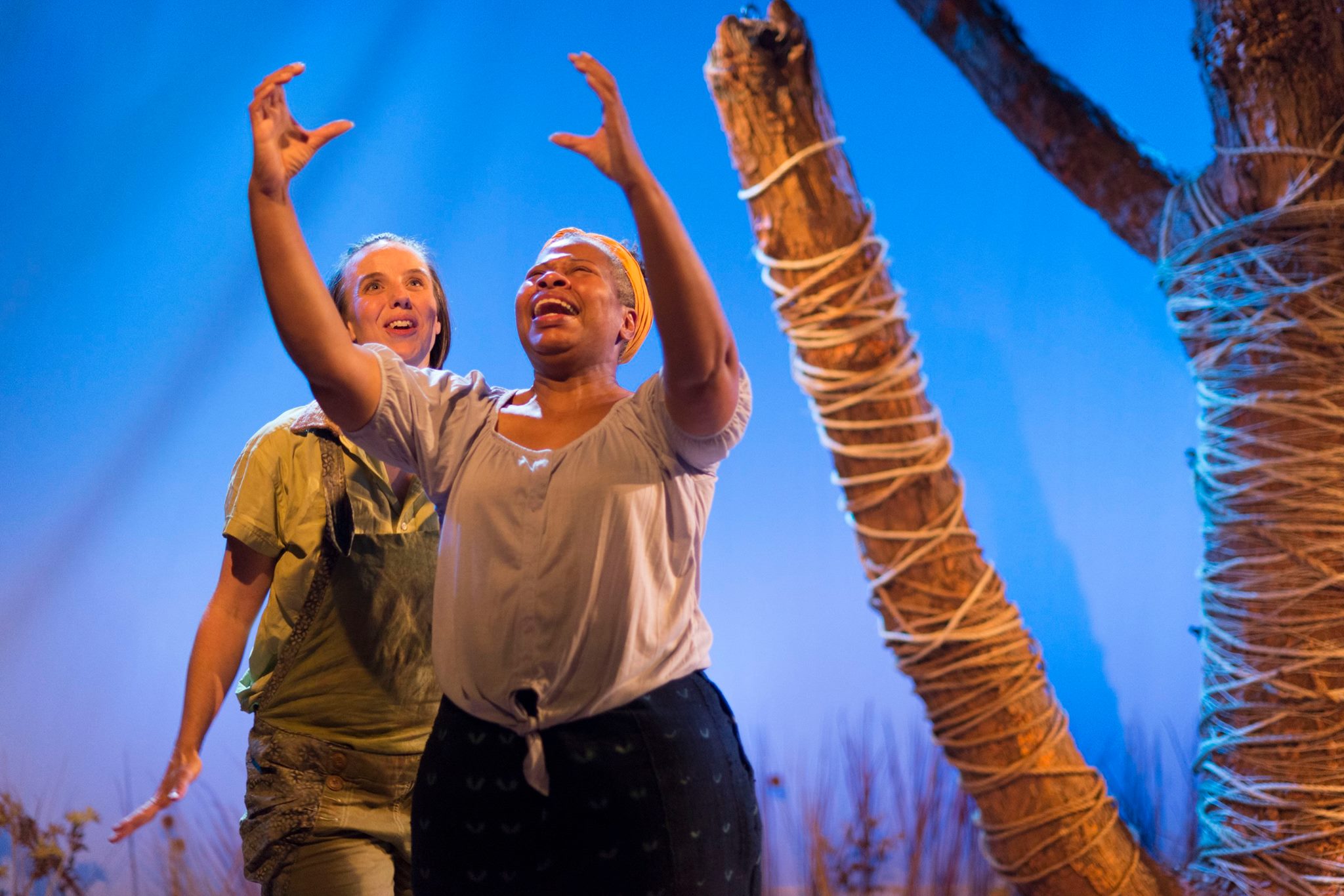 Kristyn Chouiniere and Alice M. Gatling in THE SYRINGA TREE at Theatre Horizon. Photo credit: Matthew J Photography