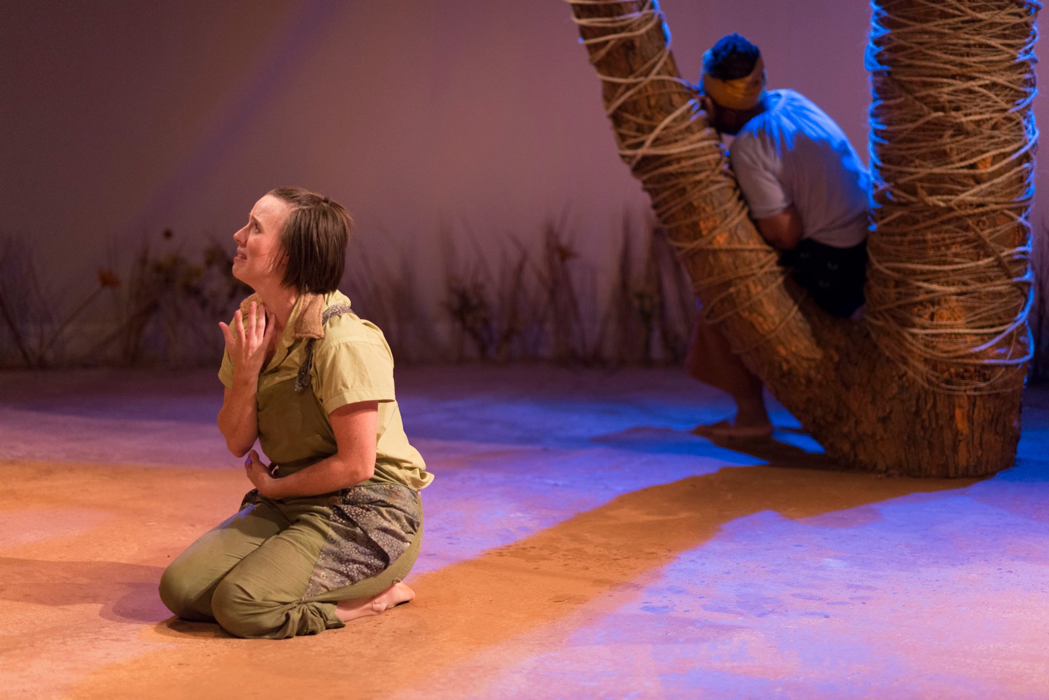 Kristyn Chouiniere and Alice M. Gatling in THE SYRINGA TREE at Theatre Horizon. Photo credit: Matthew J Photography