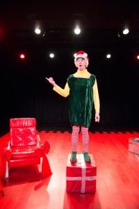 Keith Conallen as Crumpet in Flashpoint’s THE SANTALAND DIAIRES (Photo credit: Courtesy of Flashpoint Theatre Company)