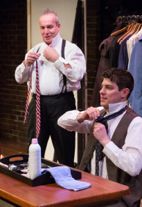 Davy Raphaely and Bill Van Horn in "A Life in the Theatre" at Walnut Street Theatre Independence Studio on 3. Credit: Mark Garvin.
