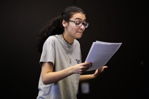 Becca Khalil, one of the actors in YOUNG VOICES.