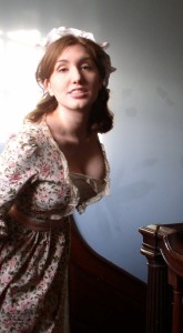 Loretta Vasile as Kate Hardcastle in a pre-production photo for The Mechanical Theater’s SHE STOOPS TO CONQUER (Photo credit: Jacquelin Brough)