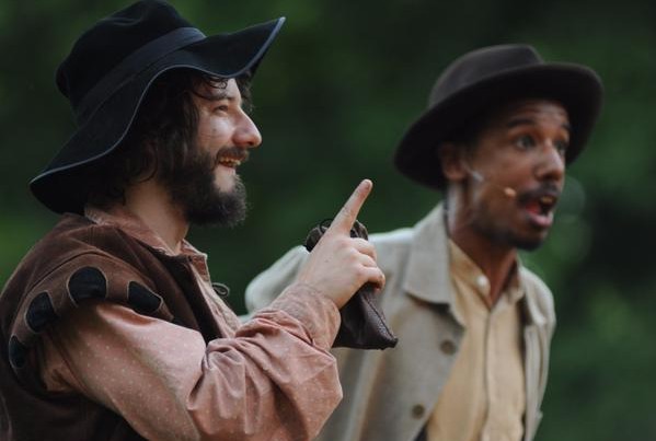 Robert Daponte with Reuben Mitchell in The Merry Wives of Windsor, 2012.