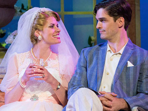 Megan Nicole Arnoldy and Paul Schaefer in HIGH SOCIETY. Photo by Mark Garvin.