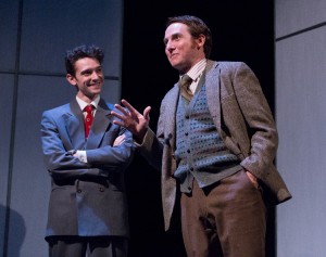 Trevor William Fayle and Harry Smith in Lantern Theater Company’s PHOTOGRAPH 51 (Photo credit: Mark Garvin)