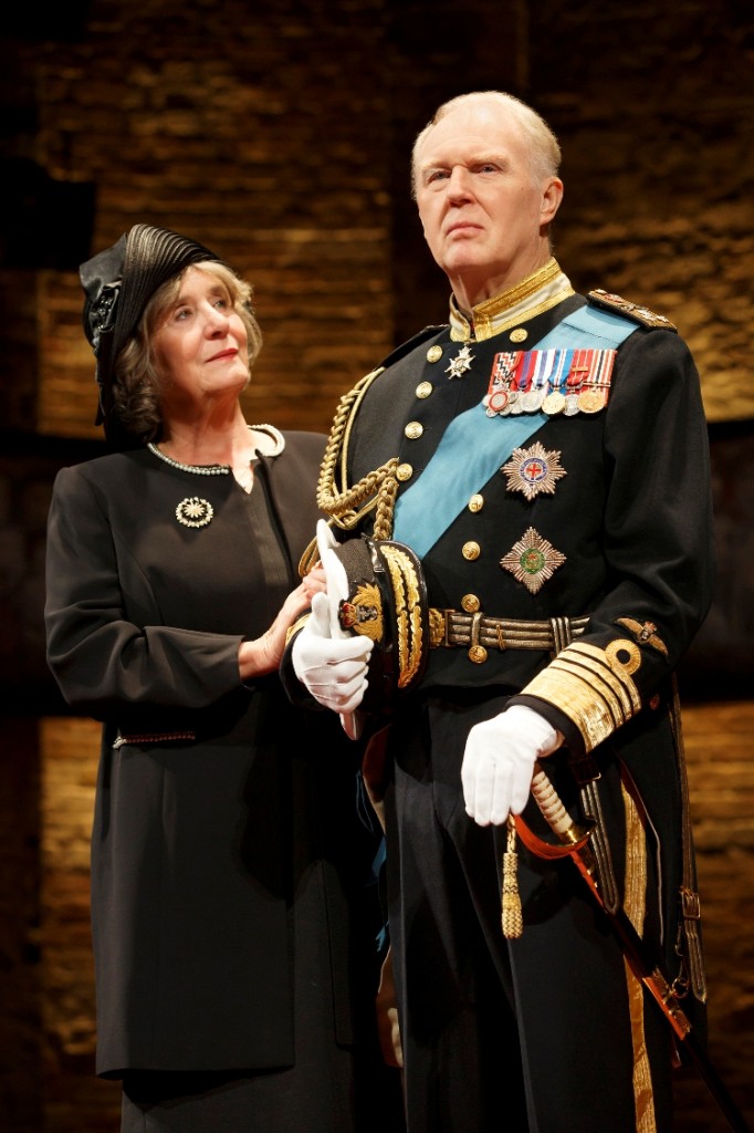 Margot Leicester and Tim Pigott-Smith in The Music Box’s production of KING CHARLES III (Photo credit: Joan Marcus)