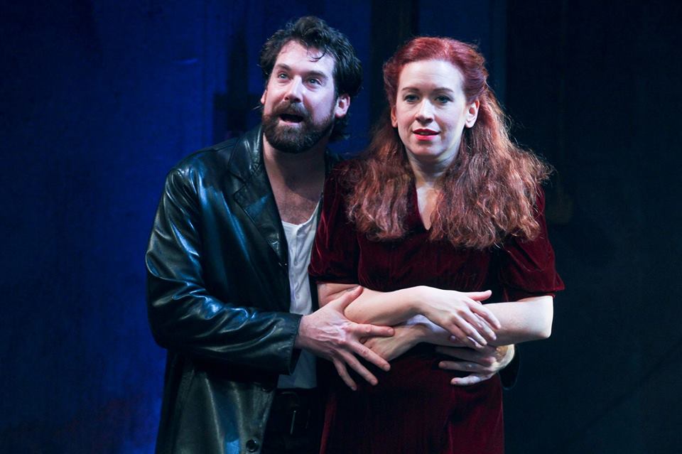 Kyle Fennie and Meg Trelease star in Villanova Theatre's MACBETH.