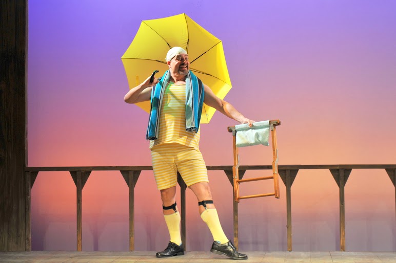 Rob Kahn as Malvolio in TWELFTH NIGHT. Photo by Kendall Whitehouse.