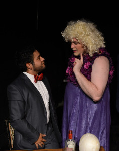  Angel J.Sigala (left) and Thomas-Robert Irvin in MY FAVORITE HUSBANDS (Photo by John Donges).