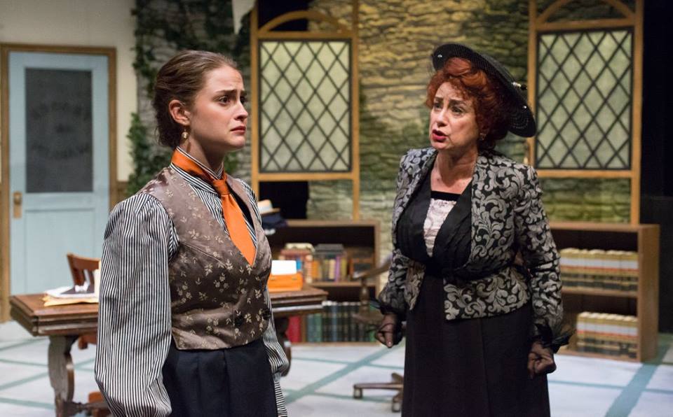 Claire Inie-Richards and Mary Martello in MRS. WARREN's PROFESSION. Photo by Mark Garvin.