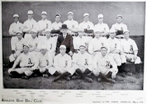 Connie Mack with the1906 Philadelphia Athletics. Print supplement of The North American, May 1906. 