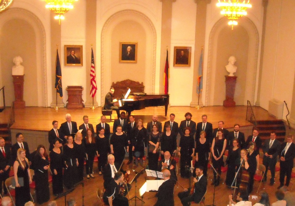 Choral arts, Wister Quartet and Mark Livshitz at the German Society of Pennsylvania